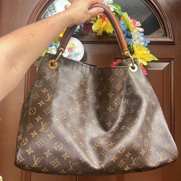Authentic Louis Vuitton Artsy LV Monogram Brown Tan - Picture 3 of 16